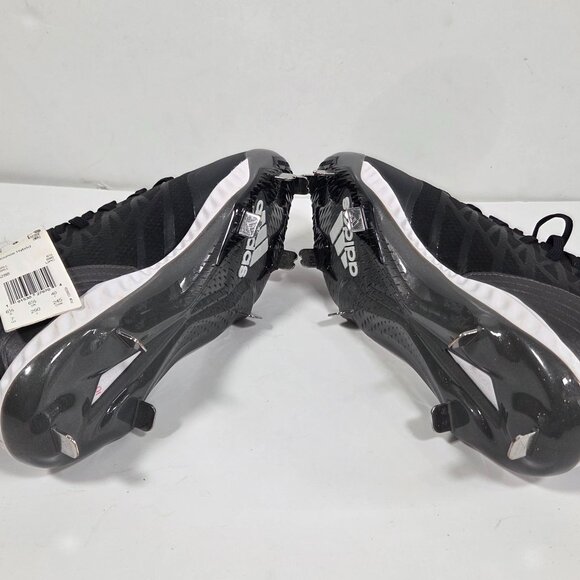 NWT Adidas Icon Bounce Hybrid Mens Baseball Cleats Black White Size 7 Athletic main image 9